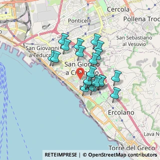Mappa Via S. Cristoforo, 80055 Portici NA, Italia (1.369)