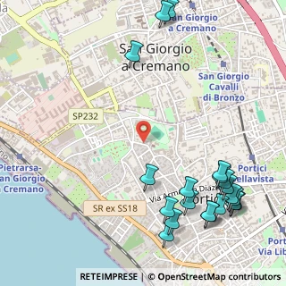 Mappa Via S. Cristoforo, 80055 Portici NA, Italia (0.785)