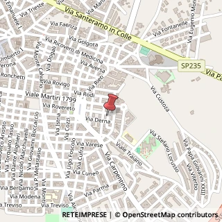 Mappa Via Tripoli, 7, 70022 Altamura, Bari (Puglia)