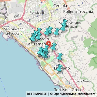 Mappa Via Marco de Gregorio, 80055 Portici NA, Italia (1.466)