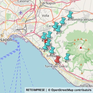 Mappa Via Marco de Gregorio, 80055 Portici NA, Italia (3.04545)