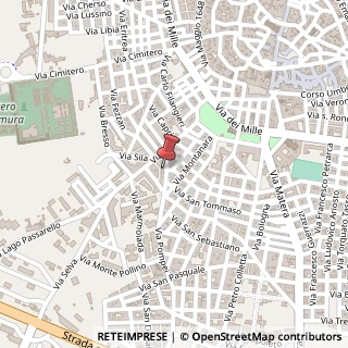 Mappa Via Pompei, N. 18, 70022 Altamura, Bari (Puglia)