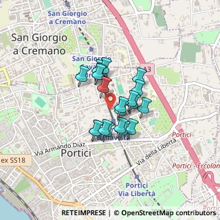 Mappa Via IV Novembre, 80055 Portici NA, Italia (0.3015)