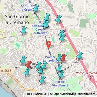 Mappa Via IV Novembre, 80055 Portici NA, Italia (0.6335)