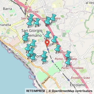 Mappa Via IV Novembre, 80055 Portici NA, Italia (0.9865)