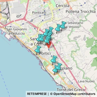 Mappa Via IV Novembre, 80055 Portici NA, Italia (1.34923)