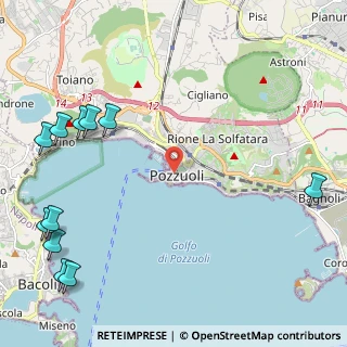 Mappa Via Allumiera, 80078 Pozzuoli NA, Italia (3.50545)