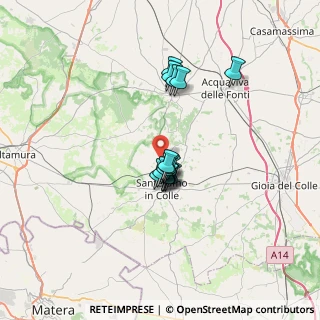 Mappa Contrada Netti, 70029 Santeramo in Colle BA, Italia (5.014)