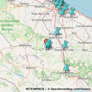 Mappa Contrada Netti, 70029 Santeramo in Colle BA, Italia (25.9475)