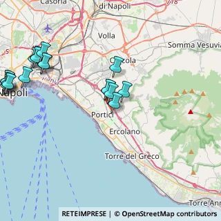 Mappa Via Gravina, 80055 Portici NA, Italia (5.63444)