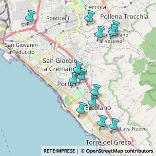 Mappa Via Gravina, 80055 Portici NA, Italia (2.34923)
