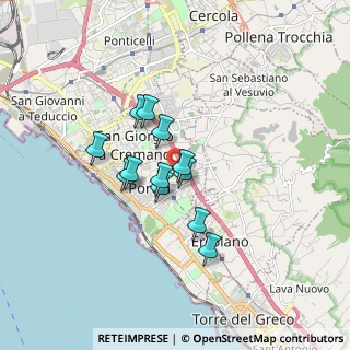 Mappa Via Gravina, 80055 Portici NA, Italia (1.31)