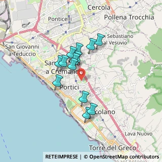 Mappa Via Gravina, 80055 Portici NA, Italia (1.46769)