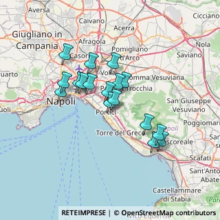 Mappa Via Gravina, 80055 Portici NA, Italia (6.13471)