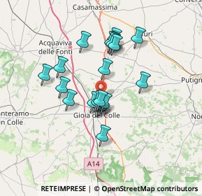 Mappa Via Domenico Procino, 70023 Gioia del Colle BA, Italia (6.053)