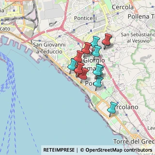 Mappa Via Scalea, 80055 Portici NA, Italia (1.24133)