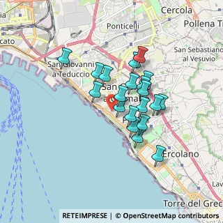 Mappa Via Scalea, 80055 Portici NA, Italia (1.4445)