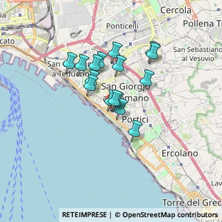 Mappa Via Scalea, 80055 Portici NA, Italia (1.39438)