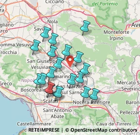Mappa Via Saudone, 80040 Striano NA, Italia (6.939)