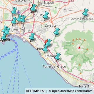 Mappa Via Gioacchino Cardano, 80055 Portici NA, Italia (6.0885)
