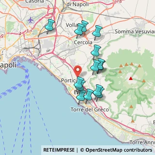Mappa Via Gioacchino Cardano, 80055 Portici NA, Italia (3.40571)