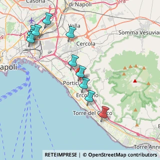 Mappa Via Gioacchino Cardano, 80055 Portici NA, Italia (4.74455)