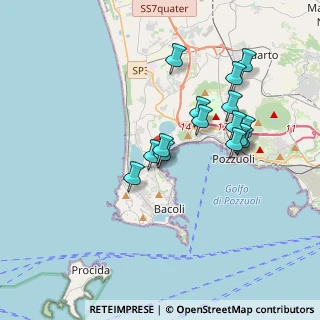 Mappa Via Petronio, 80070 Bacoli NA, Italia (3.52667)