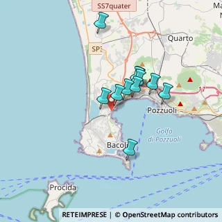 Mappa Via Petronio, 80070 Bacoli NA, Italia (2.84909)