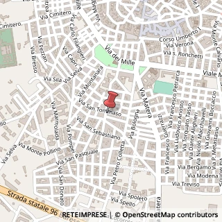 Mappa Via Felice Mastrangelo, 65, 70022 Altamura, Bari (Puglia)