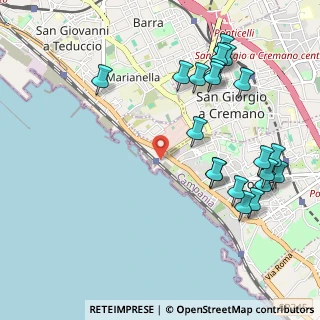 Mappa Via Pietrarsa, 80055 Portici NA, Italia (1.303)