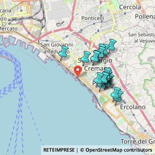 Mappa Via Pietrarsa, 80055 Portici NA, Italia (1.6775)