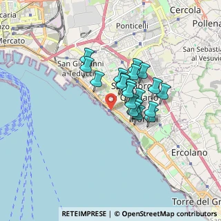 Mappa Via Pietrarsa, 80055 Portici NA, Italia (1.2595)