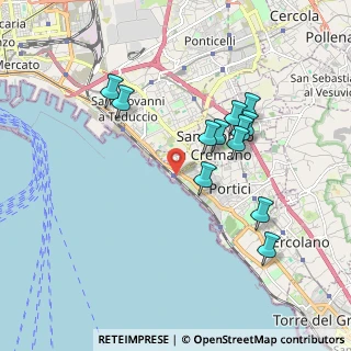 Mappa Via Pietrarsa, 80055 Portici NA, Italia (1.87917)