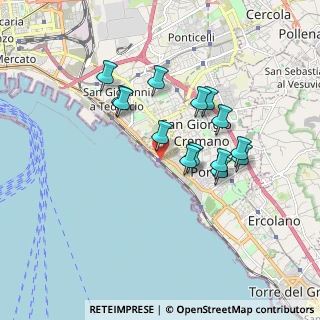 Mappa Via Pietrarsa, 80055 Portici NA, Italia (1.635)