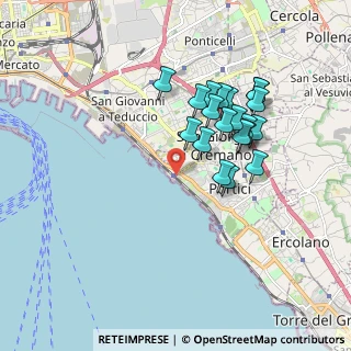 Mappa Via Pietrarsa, 80055 Portici NA, Italia (1.736)