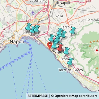 Mappa Via Pietrarsa, 80055 Portici NA, Italia (2.77667)