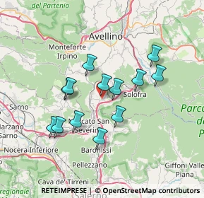 Mappa Via Francesco Bruno, 83025 Montoro AV, Italia (6.50538)