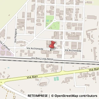 Mappa Via Archimede, 9, 70024 Gravina in Puglia, Bari (Puglia)