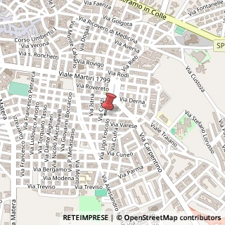 Mappa Via Ugo Foscolo, 28/A, 70022 Altamura, Bari (Puglia)