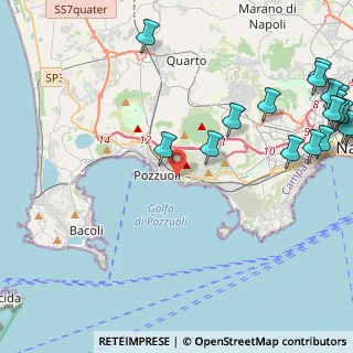 Mappa Via Sottopassaggio Savino Vitagliano, 80078 Pozzuoli NA, Italia (6.875)