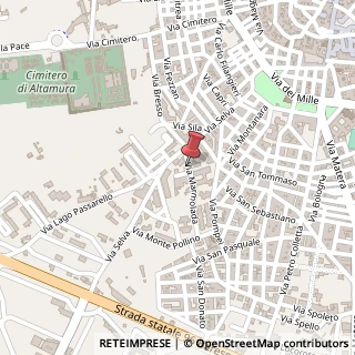 Mappa Via Marmolada, 14, 70022 Altamura, Bari (Puglia)