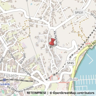 Mappa Via Marco Aurelio, 25, 80070 Bacoli, Napoli (Campania)