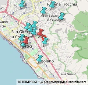 Mappa Via Sac Benedetto Cozzolino, 80056 Ercolano NA, Italia (1.98857)