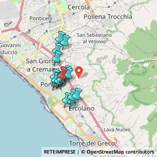 Mappa 80040 Ercolano NA, Italia (1.51333)