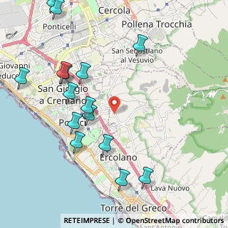 Mappa 80040 Ercolano NA, Italia (2.63667)
