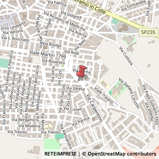 Mappa Via Carpentino, 58, 70022 Altamura, Bari (Puglia)