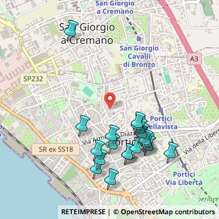 Mappa Via Amoretti, 80055 Portici NA, Italia (0.5835)