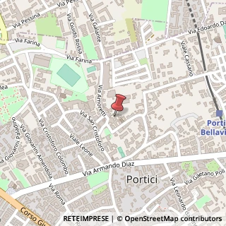 Mappa Via Amoretti, 10, 80055 Portici, Napoli (Campania)