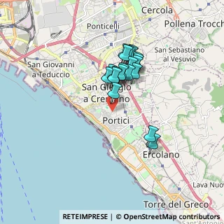 Mappa Via Amoretti, 80055 Portici NA, Italia (1.489)