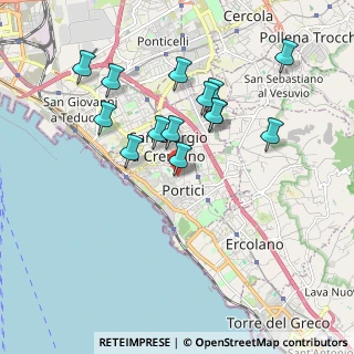 Mappa Via Amoretti, 80055 Portici NA, Italia (1.88286)
